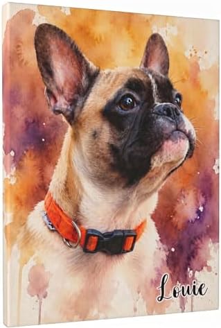 Custom Pet Portrait from Photo Watercolor Painting