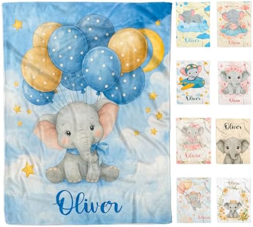 Personalized Baby Blanket for Boys Girls