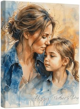 Personalized Family Watercolor Portrait Wall Art