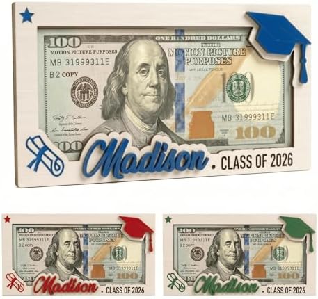 Personalized Graduation Money Holder 2026