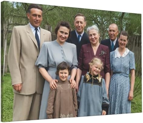 Personalized Old Photo Restoration on Canvas